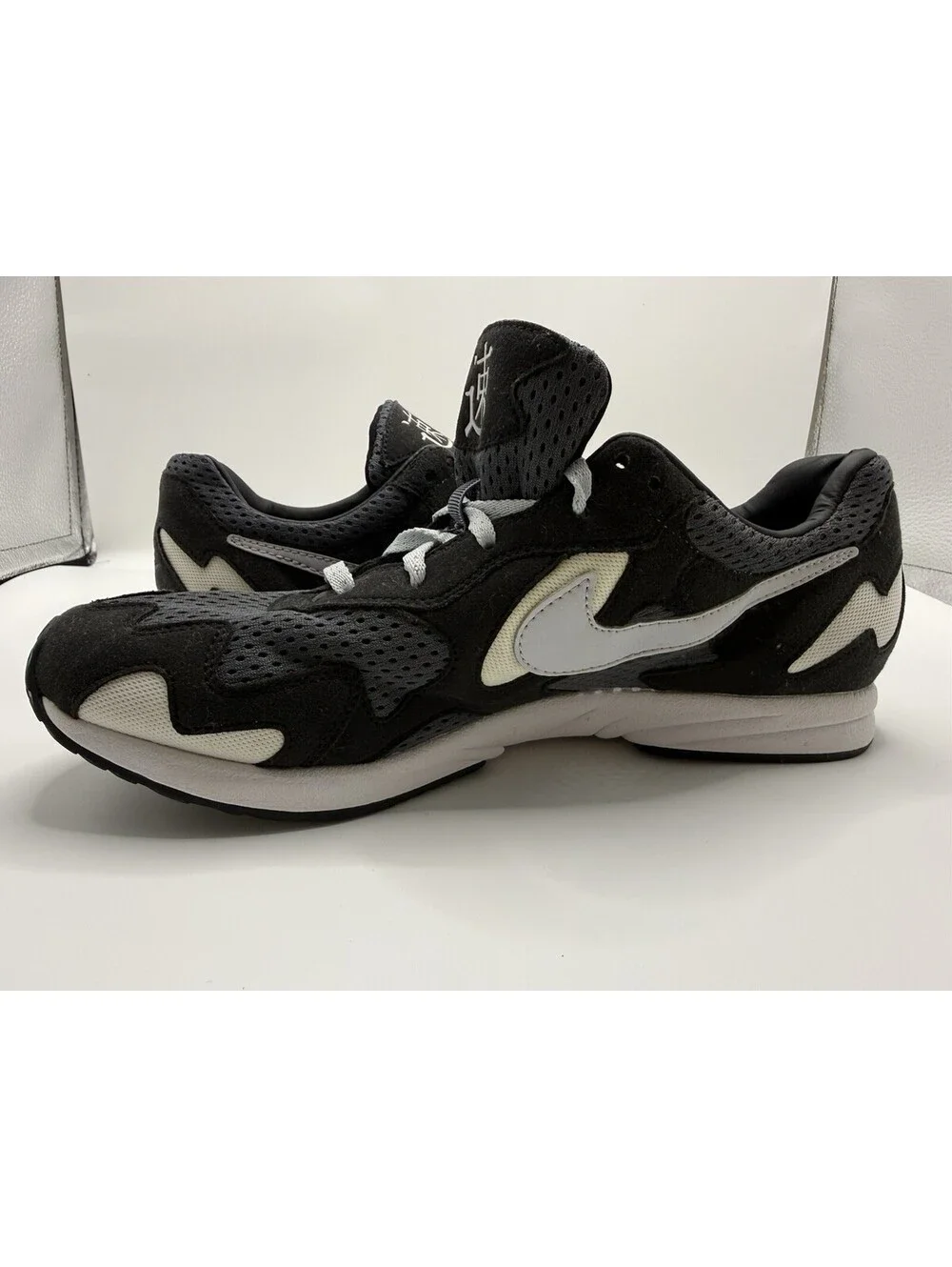 Nike Air Streak Lite Shoes Men's Size 9 Black Wolf Grey Sneakers CD4387-001